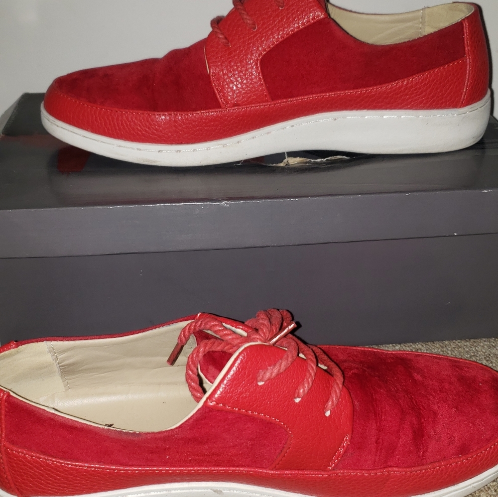 Suede shoes